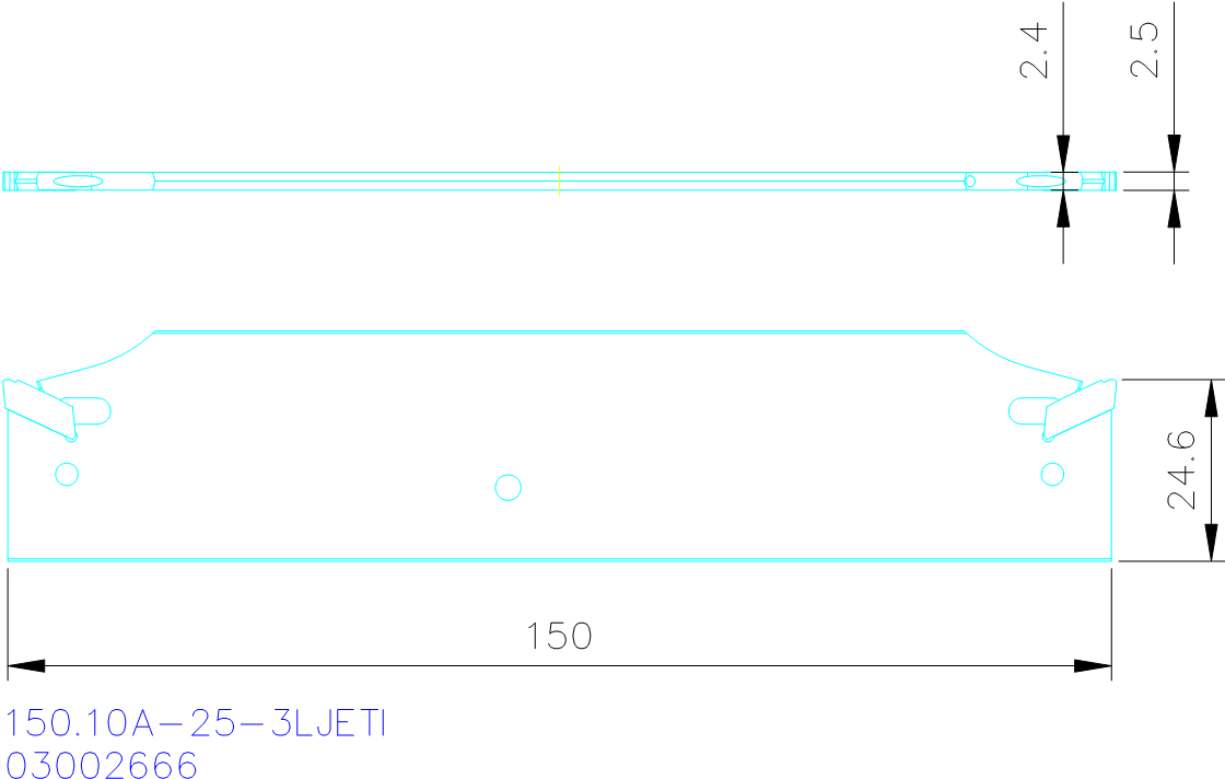 CAD-drawing (DXF) - SO - SECO Tools - 150.10A-25-3LJETI